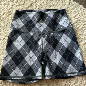 Patterned Alo biker shorts
